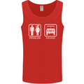 4x4 Problem Solved Off Roading Road Mens Vest Tank Top Red