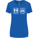 4x4 Problem Solved Off Roading Road Womens Wider Cut T-Shirt Royal Blue