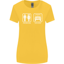 4x4 Problem Solved Off Roading Road Womens Wider Cut T-Shirt Yellow