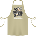 50 Year Old Banger Birthday 50th Year Old Cotton Apron 100% Organic Khaki