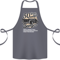 50 Year Old Banger Birthday 50th Year Old Cotton Apron 100% Organic Steel