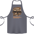 50 Year Old Banger Birthday 50th Year Old Cotton Apron 100% Organic Steel