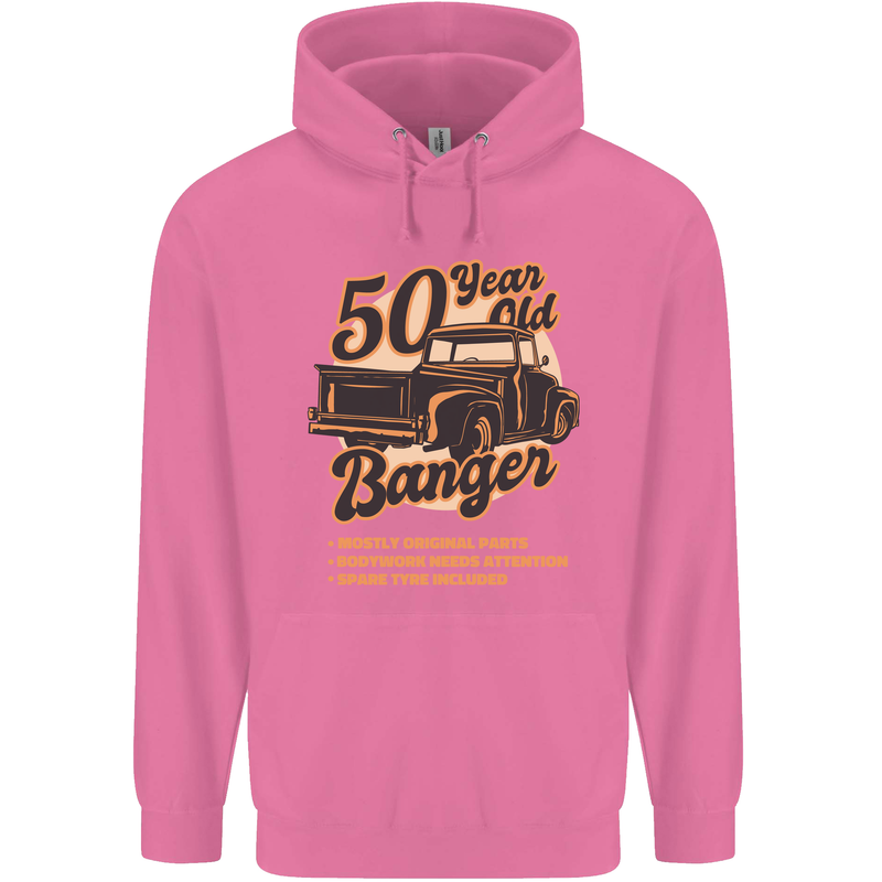 50 Year Old Banger Birthday 50th Year Old Mens 80% Cotton Hoodie Azelea