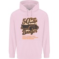 50 Year Old Banger Birthday 50th Year Old Mens 80% Cotton Hoodie Light Pink