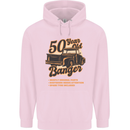 50 Year Old Banger Birthday 50th Year Old Mens 80% Cotton Hoodie Light Pink