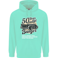 50 Year Old Banger Birthday 50th Year Old Mens 80% Cotton Hoodie Peppermint