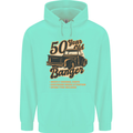 50 Year Old Banger Birthday 50th Year Old Mens 80% Cotton Hoodie Peppermint