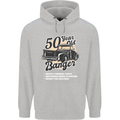 50 Year Old Banger Birthday 50th Year Old Mens 80% Cotton Hoodie Sports Grey