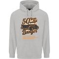 50 Year Old Banger Birthday 50th Year Old Mens 80% Cotton Hoodie Sports Grey