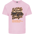 50 Year Old Banger Birthday 50th Year Old Mens Cotton T-Shirt Tee Top Light Pink