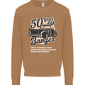 50 Year Old Banger Birthday 50th Year Old Mens Sweatshirt Jumper Caramel Latte