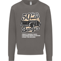 50 Year Old Banger Birthday 50th Year Old Mens Sweatshirt Jumper Charcoal