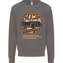 50 Year Old Banger Birthday 50th Year Old Mens Sweatshirt Jumper Charcoal