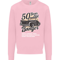50 Year Old Banger Birthday 50th Year Old Mens Sweatshirt Jumper Light Pink