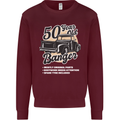 50 Year Old Banger Birthday 50th Year Old Mens Sweatshirt Jumper Maroon