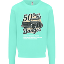 50 Year Old Banger Birthday 50th Year Old Mens Sweatshirt Jumper Peppermint
