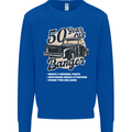 50 Year Old Banger Birthday 50th Year Old Mens Sweatshirt Jumper Royal Blue