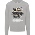 50 Year Old Banger Birthday 50th Year Old Mens Sweatshirt Jumper Sports Grey