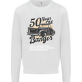 50 Year Old Banger Birthday 50th Year Old Mens Sweatshirt Jumper White