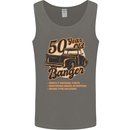 50 Year Old Banger Birthday 50th Year Old Mens Vest Tank Top Charcoal
