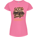 50 Year Old Banger Birthday 50th Year Old Womens Petite Cut T-Shirt Azalea