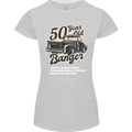 50 Year Old Banger Birthday 50th Year Old Womens Petite Cut T-Shirt Sports Grey