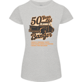 50 Year Old Banger Birthday 50th Year Old Womens Petite Cut T-Shirt Sports Grey