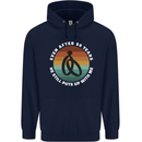 50 Year Wedding Anniversary 50th Marriage Mens 80% Cotton Hoodie Navy Blue