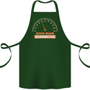 50th Birthday 50 Year Old Ageometer Funny Cotton Apron 100% Organic Forest Green