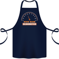 50th Birthday 50 Year Old Ageometer Funny Cotton Apron 100% Organic Navy Blue