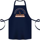 50th Birthday 50 Year Old Ageometer Funny Cotton Apron 100% Organic Navy Blue