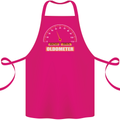 50th Birthday 50 Year Old Ageometer Funny Cotton Apron 100% Organic Pink