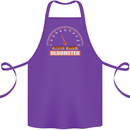 50th Birthday 50 Year Old Ageometer Funny Cotton Apron 100% Organic Purple