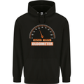50th Birthday 50 Year Old Ageometer Funny Mens 80% Cotton Hoodie Black