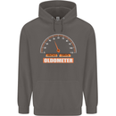 50th Birthday 50 Year Old Ageometer Funny Mens 80% Cotton Hoodie Charcoal