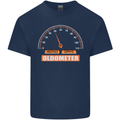 50th Birthday 50 Year Old Ageometer Funny Mens Cotton T-Shirt Tee Top Navy Blue