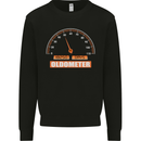 50th Birthday 50 Year Old Ageometer Funny Mens Sweatshirt Jumper Black