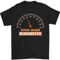 50th Birthday 50 Year Old Ageometer Funny Mens T-Shirt 100% Cotton Black