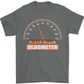 50th Birthday 50 Year Old Ageometer Funny Mens T-Shirt 100% Cotton Charcoal