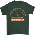 50th Birthday 50 Year Old Ageometer Funny Mens T-Shirt 100% Cotton Forest Green