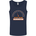 50th Birthday 50 Year Old Ageometer Funny Mens Vest Tank Top Navy Blue