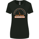 50th Birthday 50 Year Old Ageometer Funny Womens Wider Cut T-Shirt Black