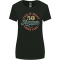 50th Birthday 50 Year Old Awesome Looks Like Womens Wider Cut T-Shirt Black