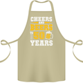 50th Birthday 50 Year Old Funny Alcohol Cotton Apron 100% Organic Khaki