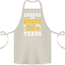 50th Birthday 50 Year Old Funny Alcohol Cotton Apron 100% Organic Natural
