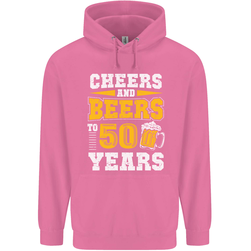 50th Birthday 50 Year Old Funny Alcohol Mens 80% Cotton Hoodie Azelea