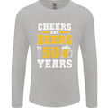 50th Birthday 50 Year Old Funny Alcohol Mens Long Sleeve T-Shirt Sports Grey