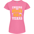 50th Birthday 50 Year Old Funny Alcohol Womens Petite Cut T-Shirt Azalea