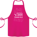 50th Birthday 50 Year Old Geek Funny Maths Cotton Apron 100% Organic Pink