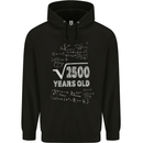 50th Birthday 50 Year Old Geek Funny Maths Mens 80% Cotton Hoodie Black